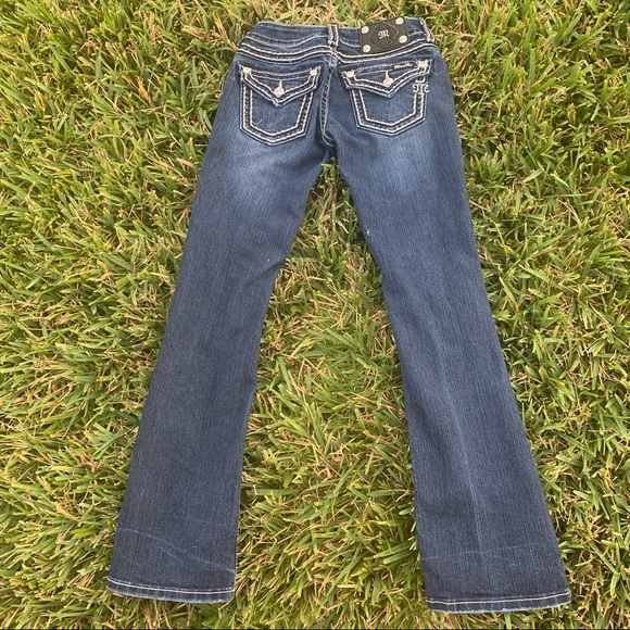 Rhinestone Bling Miss Me Bootcut Jeans Size 25 - Picture 7 of 9